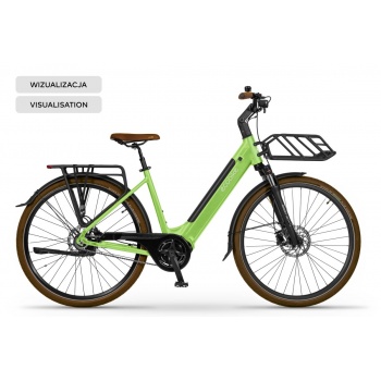 Rower elektryczny Ecobike LX 100 Automatic Green 28"/504-630Wh